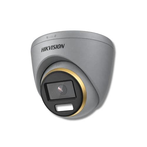 Hikvision 8MP 4K DS-2CE72UF3T-E ColorVu POC Fixed Turret Camera 40M With Light - TVI - Grey(Offer)