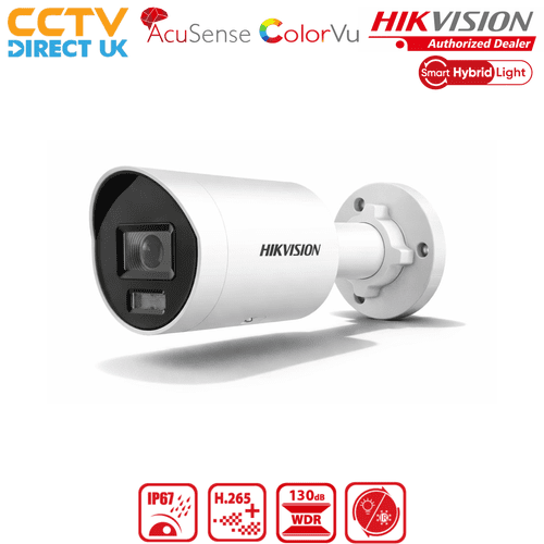 Hikvision 8MP DS-2CD2087G2H-LIU  Smart Hybrid ColorVu and IR Acusense Mini Bullet