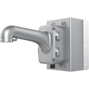 Hikvision DS-1604ZJ-BOX-CORNER-P Mounting Bracket with Junction Box, Load Capacity 10kg - Grey