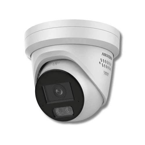 Hikvision DS-2CD23166G3-IS2UY/SL 16MP AcuSense Turret Cam, Strobe & Audio Alarm (White)(Offer)