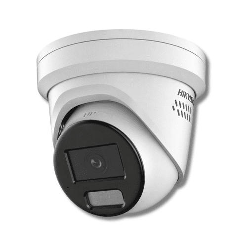 Hikvision DS-2CD2347G2H-LISU/SL 4MP ColorVu AcuSense Turret IP Camera  4mm White