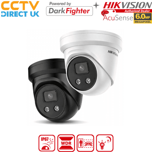 Hikvision DS-2CD2366G2-IU Pro Series AcuSense IP67 6MP Camera, 2.8mm