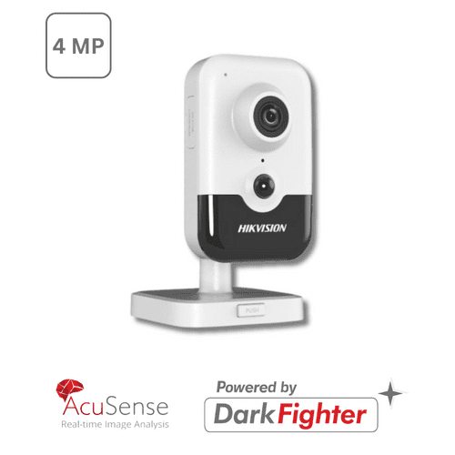 Hikvision DS-2CD2446G2-I(2.8MM)(C) 4 MP AcuSense Fixed Cube Network Camera