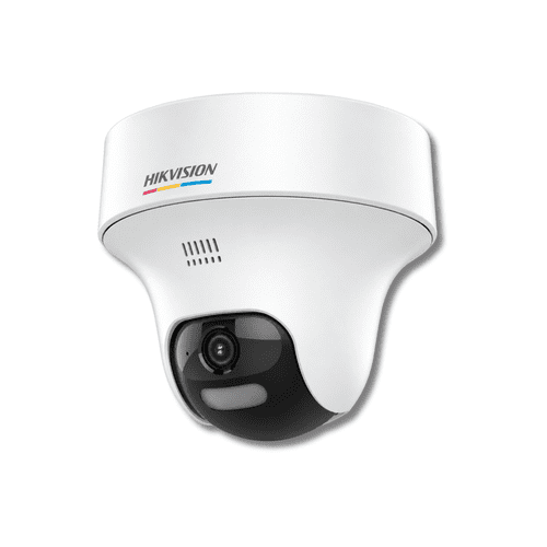 Hikvision DS-2CE70DF3T-PTLXTS 2MP ColorVu Smart Hybrid Light Two-Way Audio Turret Camera