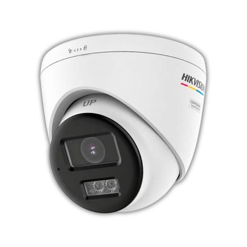 Hikvision DS-2CE72UF3T-LSYE 8MP 4K ColorVu Smart Hybrid Light PoC Audio Turret CCTV Camera