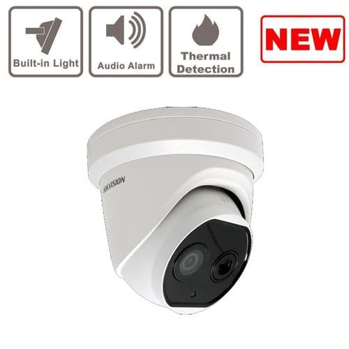 Hikvision DS-2TD1217-3/PA HeatPro Thermal & Optical Network Turret Camera