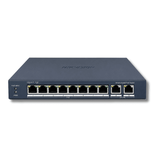 Hikvision DS-3E1510P-EI V2 8-Port Gigabit Smart Managed PoE Switch