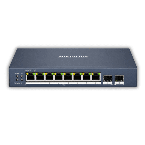 Hikvision DS-3E1510P-SI 8-Port Gigabit Smart Managed PoE Switch with 2 SFP Ports(Offer)