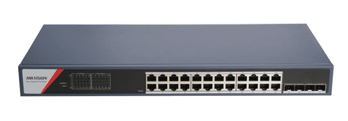 Hikvision DS-3E1528P-SI-24P4F 24-Port Gigabit Smart PoE+ Switch with 4 SFP Uplinks