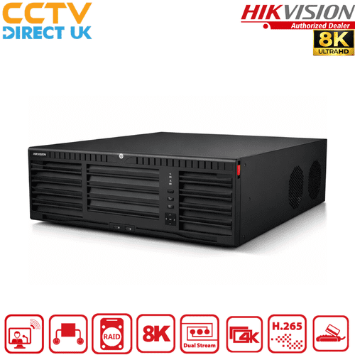 Hikvision DS-96128NI-M16/R Ultra Series 128-Channel 8K Network Video Recorder