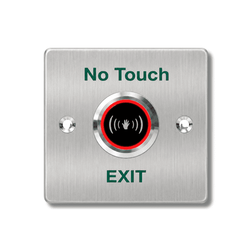 Hikvision DS-K7P03A Touchless Exit Button with LED - Stainless Steel