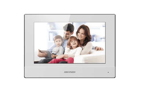 Hikvision DS-KH6320-WTE2-W WHITE Two-Wire Indoor Station with Touch screen