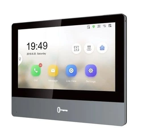 Hikvision DS-KH8350-WTE1 IP Video Intercom Ultra Indoor Station with 7-Inch Touch Screen