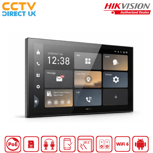 Hikvision DS-KH9570-WTE1/S 10.1" Android IP Video Intercom Indoor Touch Screen Monitor – Ultra Serie