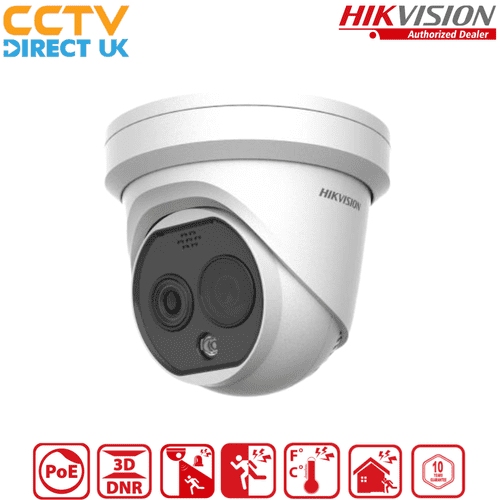 Hikvision HeatPro DS-2TD1228T-2/QA(B) Thermal & Optical Network Camera