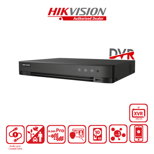 Hikvision iDS-7204HUHI-M1/FA – 4-Channel 8MP AcuSense DVR & H.265 Pro(Offer)