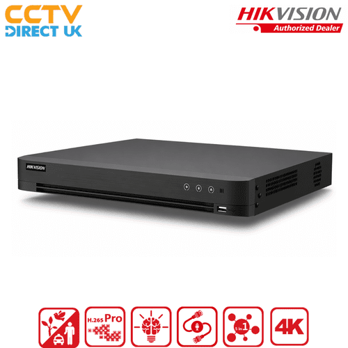 Hikvision iDS-7208HTHI-M2/XT 8 Channel 4K AcuSense Hybrid DVR Recorder
