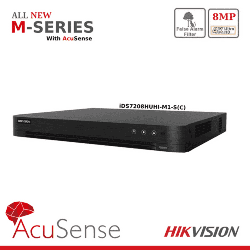 Hikvision iDS-7208HUHI-M1/S (C) 8MP Lite 8 Channel AcuSense Turbo HD DVR