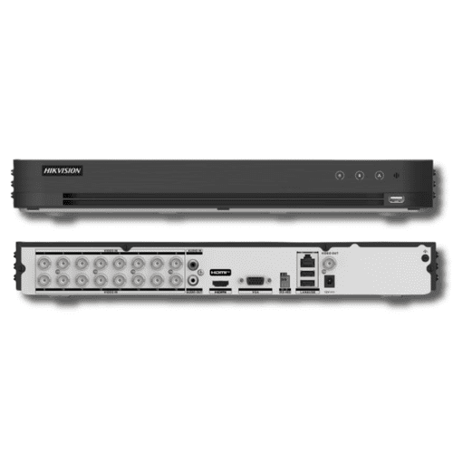 Hikvision iDS-7216HQHI-M2/XT 16-Channel AcuSense DVR with 2 HDD Bays