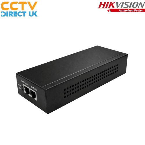 Hikvision POE,LAS60-57CN-RJ45,60W Single Port PoE Midspan 60W, RoHS Compliant