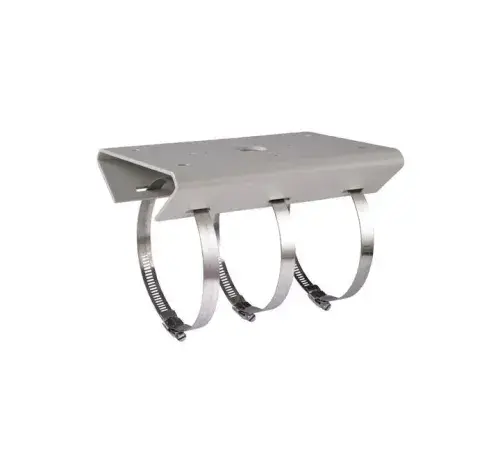 Hilook HIA-B301 Horizontal Pole Mount, Stainless Steel, White (Same as Hikvisions's DS-1275ZJ)