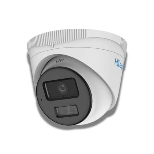 HiLook IPC-T249HAA-LU ColorVu 3.0 4MP Smart Hybrid Light Fixed Turret IP Camera with Audio