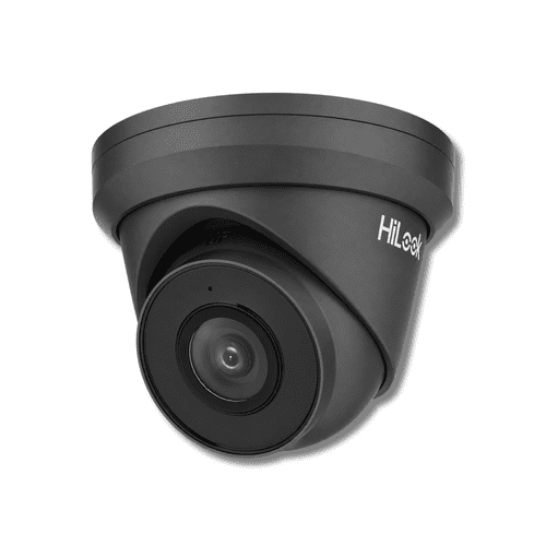 HiLook IPC-T250H-MU GREY 5MP PoE Turret IP Camera with Microphone  2.8mm