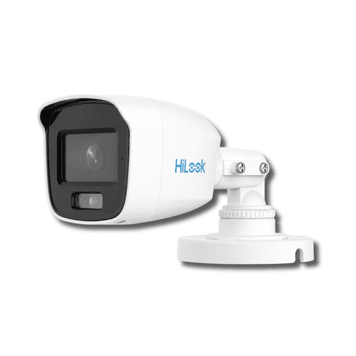 HiLook THC-B159-MS White 5MP TVI ColorVu Mini Bullet with Audio