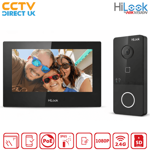 HiLook VI-K43P IP Video Intercom Kit with 7" Touch Screen & 2MP Camera