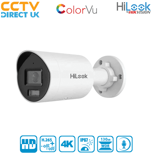 IPC-B189H-MU 2.8mm HiLook 8MP 4K Ultra HD ColorVu Camera