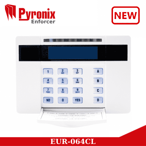 Pyronix EUR-064CL Keypad LCDPZ Prox Euro 2 Input / 1 Output