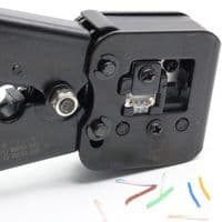 RJ45 Crimptool - Crimping Tool With 100 CAT5e Crimp Plugs