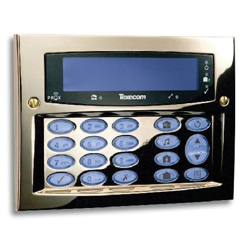 Texecom Premier Elite Polished Brass (Flush DBD-0122 / Surface DBD-0128)