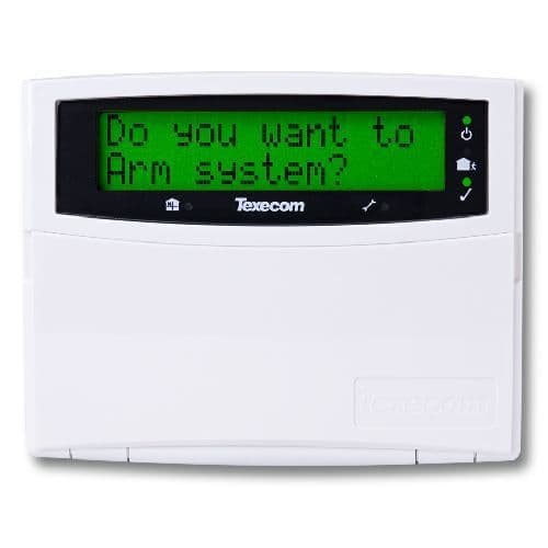 Texecom Premier LCDL Keypad Large Display (DBB-0001)