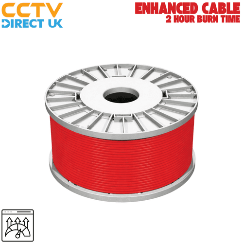 Ventcroft VNP-215ERH Ventcroft 100m NO Burn Platinum Enhanced red 2 Core And Cpc 1.5mm Fire Cable