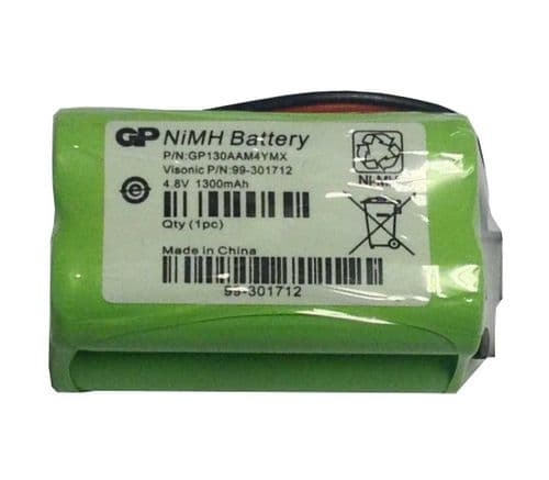 Visonic 4.8V 1300mAh Battery for Powermax Express and PowerMaster 10