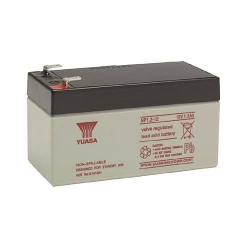Yuasa NP1.2-12 Industrial NP Series, 12V 1.2Ah Valve Regulated Lead Acid Battery