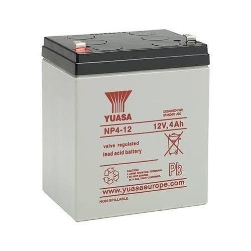 Yuasa NP4-12 Industrial NP Series, 12V 4Ah Valve Regulated Lead Acid Battery