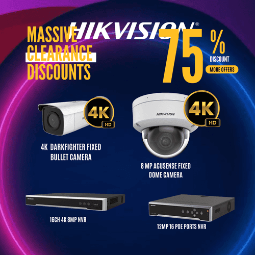 75% Hikvision Discount