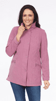 ❤️ Plus ❤️ Womens Lightweight Microfibre Spring Pink Jacket db178
