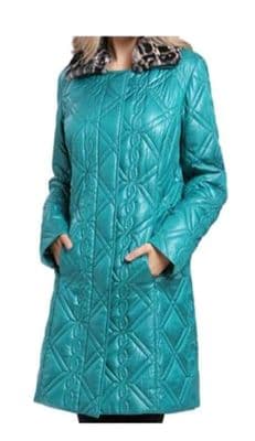 ❤️ Plus ❤️ Womens Quilted Green Coat db5046