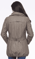 ❤️ Plus ❤️ Womens Ruched Collar Spring Coat db675