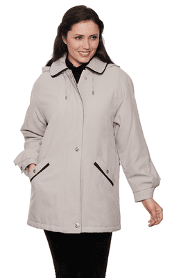 ❤️Up to Plus❤️Ladies Padded Hooded Rain Jacket db1297