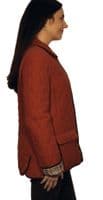 ❤️Up To Plus❤️ Womens Diamond Quilted Rust Jacket db907