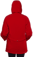 DB901 Women's Classic Hooded Quilted Warm Rain Jacket