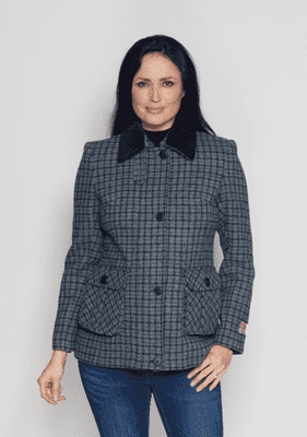 K453H Harris Tweed 100% Wool Field Jacket