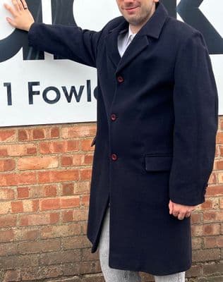 K5 - Men’s 10% Cashmere Full-Length Overcoat