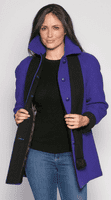 K803J 3% Cashmere & Wool Mix Coat Plus Scarf