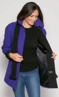 K803J 3% Cashmere & Wool Mix Coat Plus Scarf