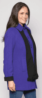 K803J 3% Cashmere & Wool Mix Coat Plus Scarf